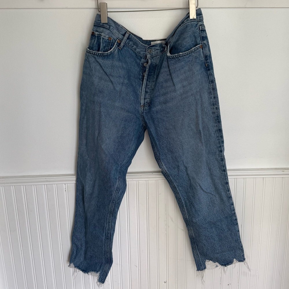 Agolde Riley crop Jean